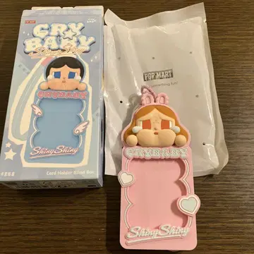 CRYBABY 카드 홀더 핑크