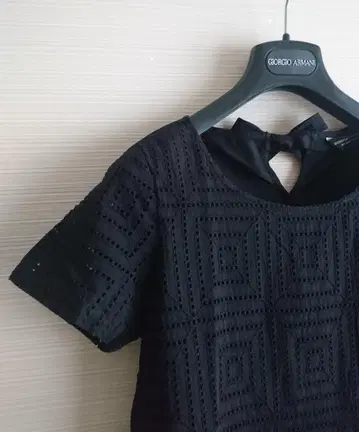영국 수입 등 리본 레이스 상의 DOROTHY PERKINS 블랙