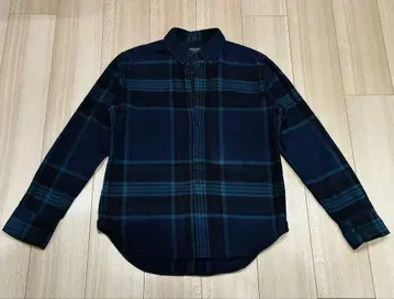 Rag & Bone 러그앤본 플란넬 셔츠 타탄 체크 네이비