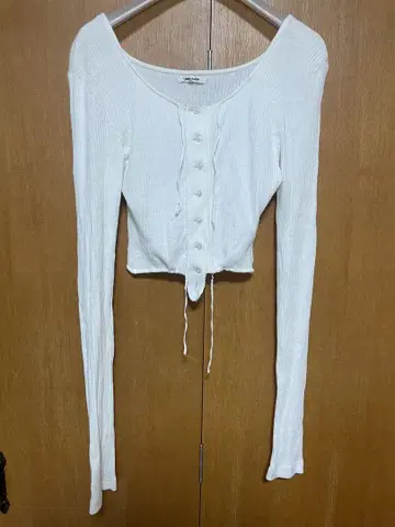 후미카우치다 코르셋 롱 슬리브 상의