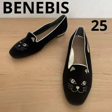 [ 미사용급 ] BENEBIS 캣 고양이 플랫슈즈