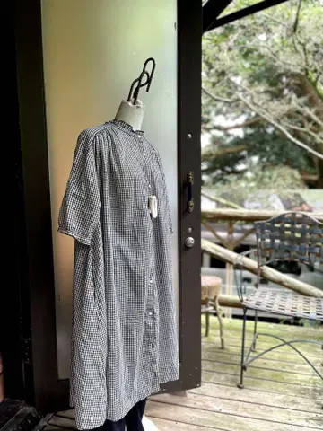 롱 블라우스
