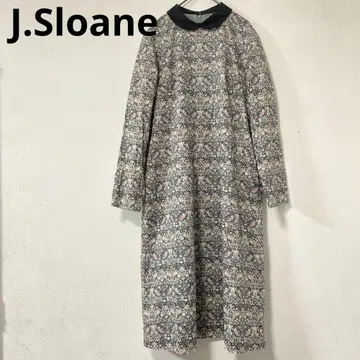 인기 J.Sloane 제이 슬로우 모리스 둥근 카라 긴팔 원피스