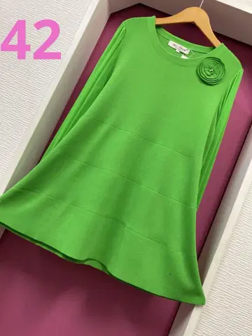 슈퍼 뷰티 소매가 봉긋한 에이라인 보송보송한 소재 튜닉