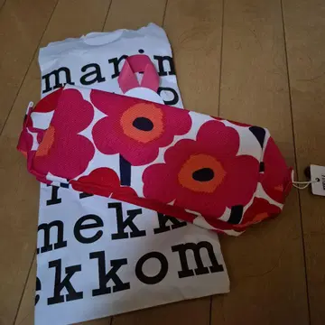 Marimekko 꽃무늬 파우치 오리지널 주머니 포함