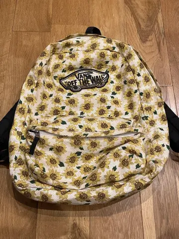 VANS 반스 해바라기 무늬 백팩