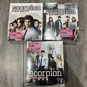 Scorpion DVD 세트 시즌 1-3