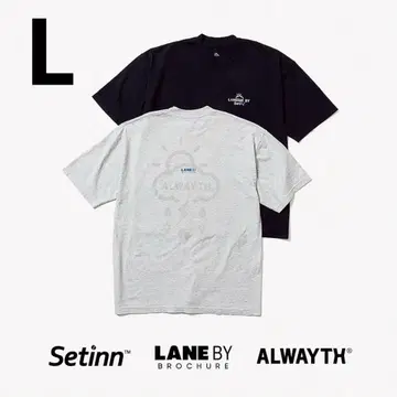 새상품 Setinn LANE BY PROOF TEE 2장 세트