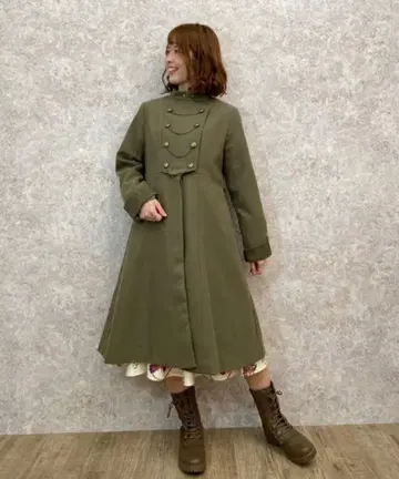 axes femme 나폴레옹 롱 코트