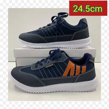 [ 24.5cm ] 남성용 네이비 컬러 스니커즈 네이비
