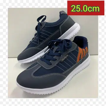 [ 25.0cm ] 남성용 네이비 컬러 스니커즈 네이비