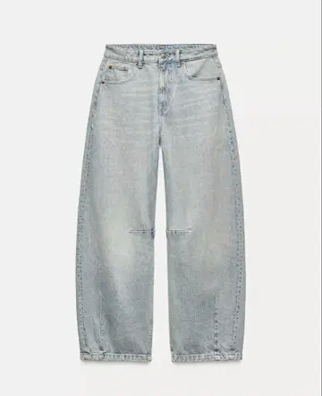 ZARA 배기 벌룬 미드 라이즈 청바지