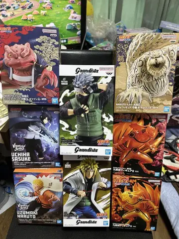 NARUTO 피규어 8점 세트 미사용