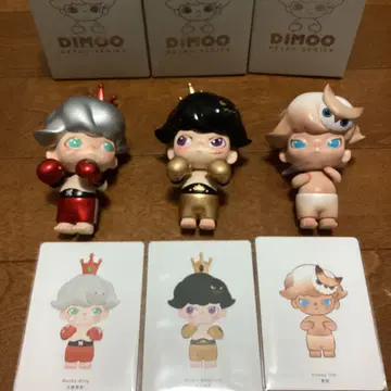 DIMOO 피규어 3개 세트 RETRO SERIES