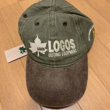 LOGOS 아웃도어 캡 올리브 그린 미사용 새상품