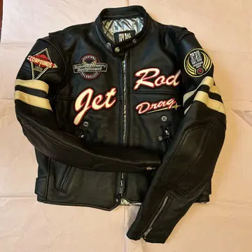 Jet Rod 가죽 자켓 블랙 L 사이즈