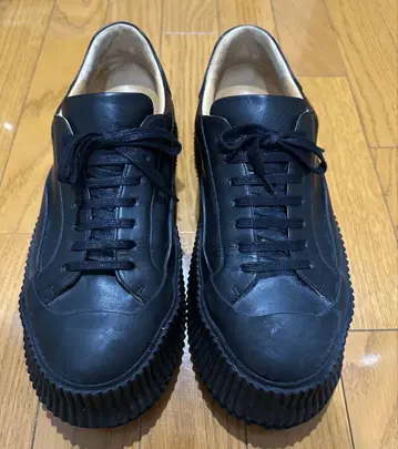 JIL SANDER 블랙 스니커즈