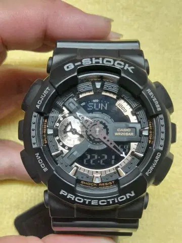 카시오 G-SHOCK GA-110RG 블랙 골드 블랙 금