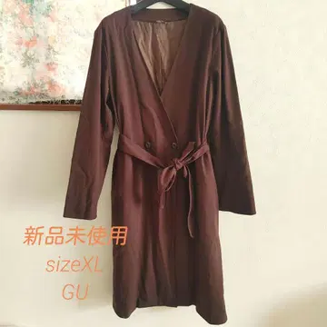 미사용 새상품 브라운 브라운 노카라 코트 가을/겨울
