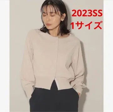 거의 새상품*BARNYARDSTORM 펄 버튼 가디건 고급스러운 그레이지
