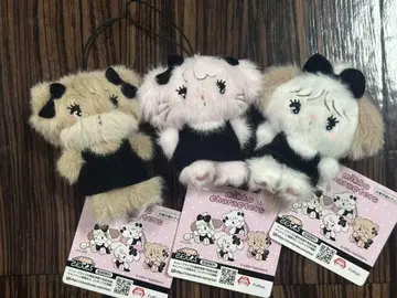 mikko characters BLACK RIBBON 마스코트 3개