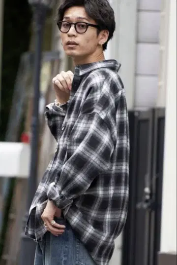 U.S. POLO ASSN./플란넬 체크 셔츠