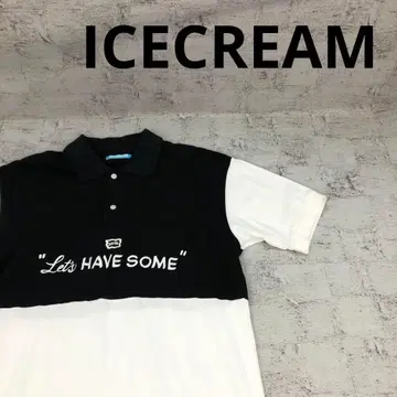 ICECREAM SWITCHING BIG POLO 반팔 피케 셔츠