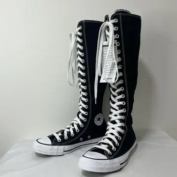 새상품 레어 컨버스 올스타 롱 부츠 23cm 20홀
