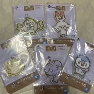 포켓피스 제일복권 와펜 참 5세트