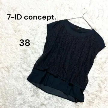 [세븐아이디 컨셉] 38 (M) 슬리브리스 네이비 레이어드