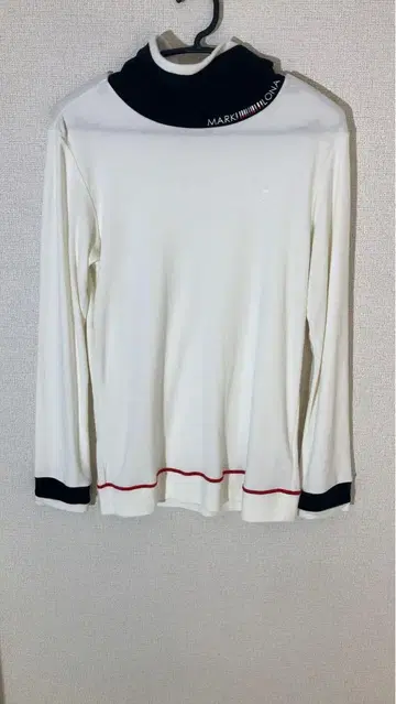 MARK&LONA 터틀넥 셔츠 화이트