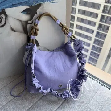 Lululemon 린넨 2WAY 숄더 & 핸드백 퍼플 6.5L