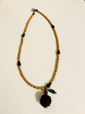 네팔 앤티크 비즈 목걸이