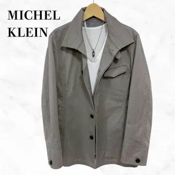 MICHEL KLEIN 헌팅 자켓 스텐칼라 자켓