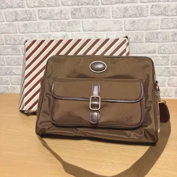 후지필름 친구회 브라운 나일론 숄더백 새상품, 미사용품