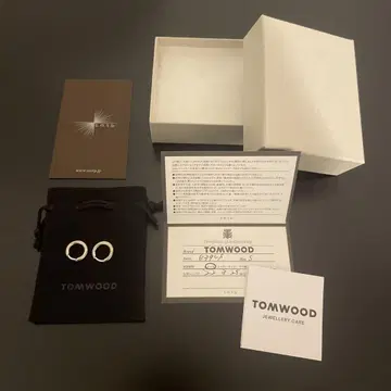 TOMWOOD 귀걸이 실버 E39LS Size S