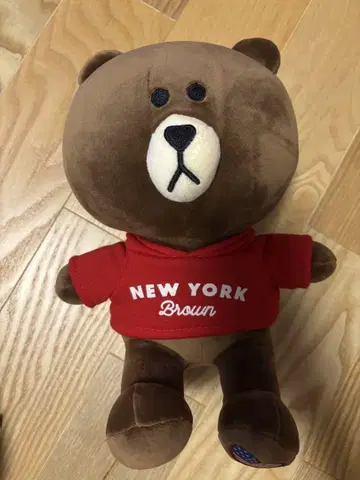 LINE 뉴욕 브라운 봉제 인형