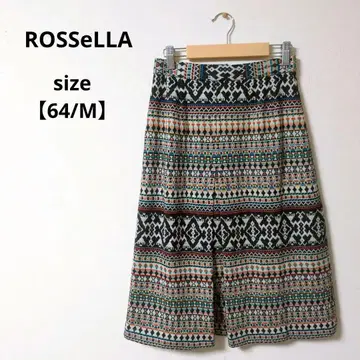 ROSSeLLA 에스닉 패턴 롱 스커트 [ 64/M ]