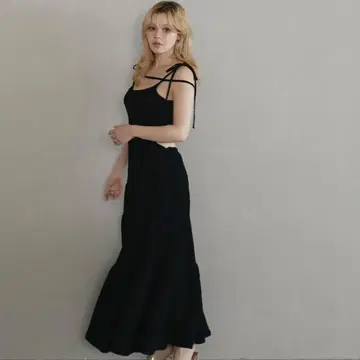 Laura tiered dress black andmary 마리