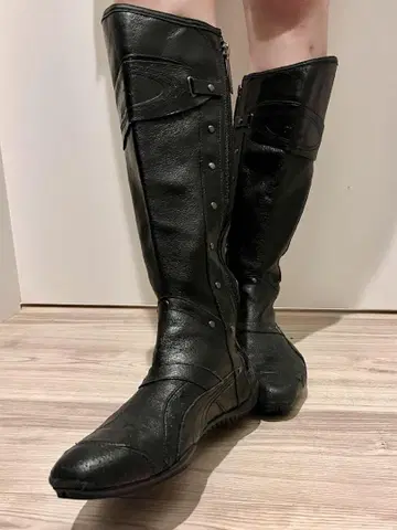 puma vintage leather boxer shoes boots