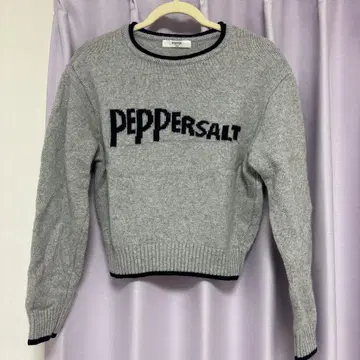 pepper knit 니트 스웨터