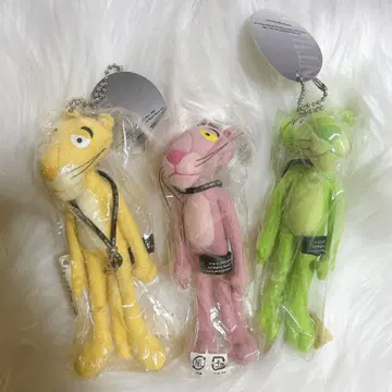 핑크 팬서 와이어 스트랩 봉제 인형
