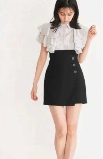 새상품 스나이델 하이웨스트 큐롯 숏팬츠