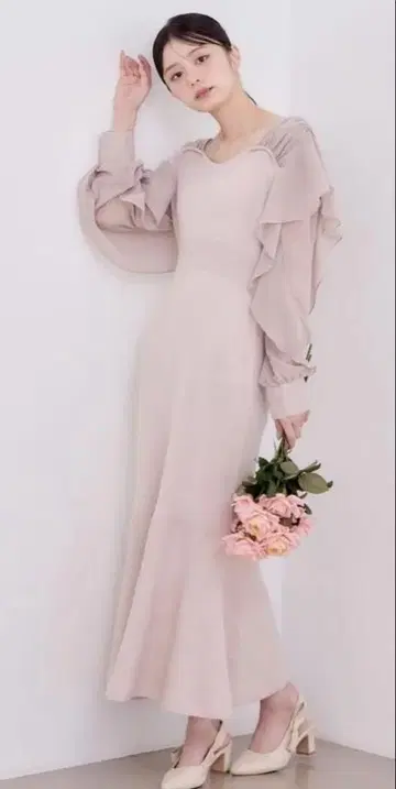 AnMILLE 쉬폰 소매 레이디 원피스