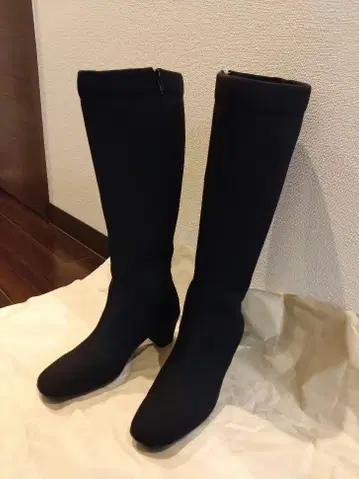 마드라스 워크 고어텍스 롱 부츠 블랙 힐 5.5cm