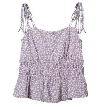 Herlipto Cherry Pattern Strap Top S
