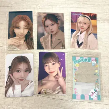 NiziU 마유카 트레이딩 카드 스티커 세트