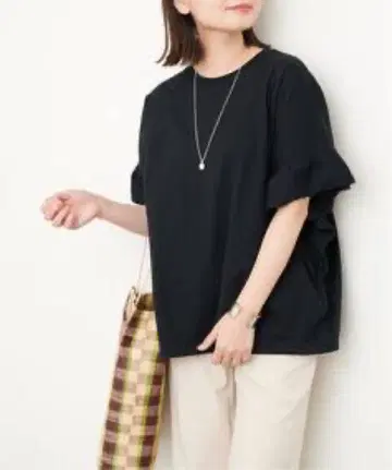 저널 스탠다드 개더 슬리브 판초 Tee