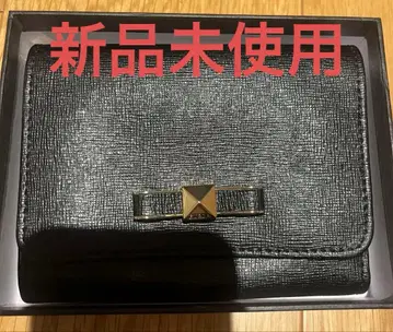 FURLA 리본 접이식 지갑 블랙