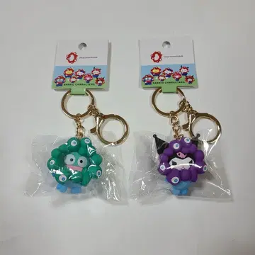 산리오 오사카 만박 미야쿠미야쿠 입체 마스코트 컬러 키링